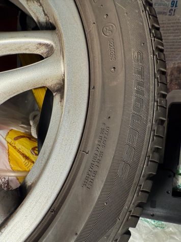 Treno ruote invernali Smart Fortwo 450 – Bridgestone Blizzak + cerchi originali - Foto 4