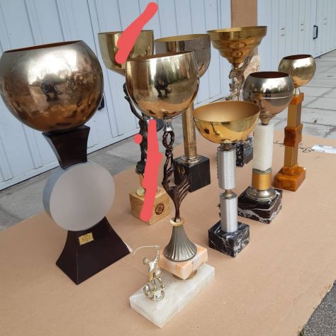 7 trofei vintage vinti a gare di pesca - Foto 6