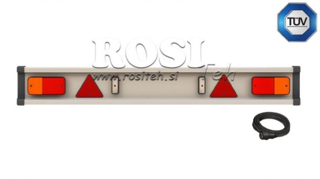 -PARAURTI PER RIMORCHIO MODELLO TÜV CON LUCI 2150MM