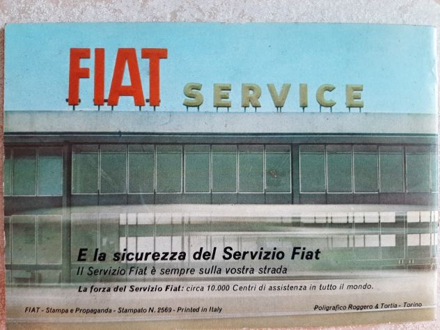 FIAT DEPLIANT ORIGINALE ANNI 60/70 - Foto 2