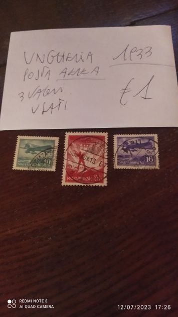 Francobolli dell'Ungheria usati - Foto 7