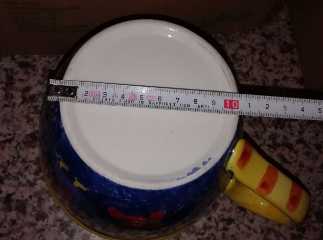Tazza vintage natalizia decorata a mano - Foto 3