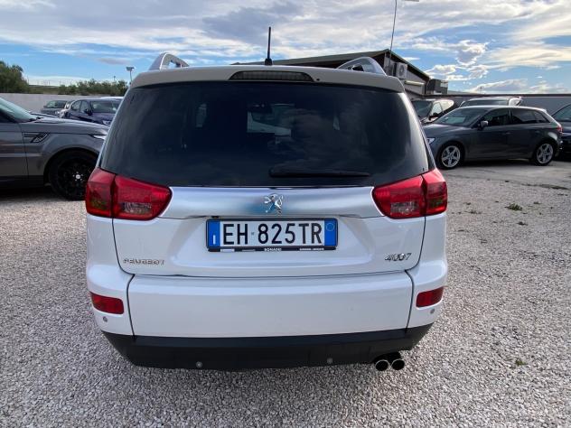 Peugeot 4007 2.2 HDi 156CV DCS Fine 7 POSTI 4x4 UNICO PROPIETARIO PELLE NAVY RETRO - Foto 4