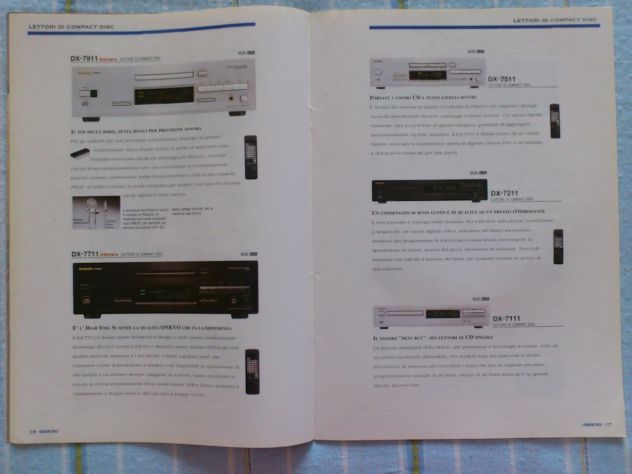 ONKYO cataloghi completi Hi Fi - Hi End - Foto 3