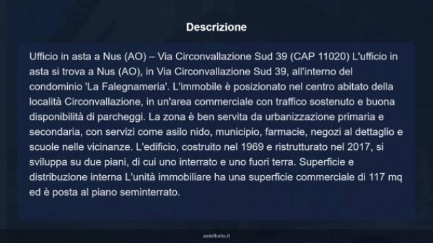 Immobile in asta di 117 m² in vendita a Nus - Foto 4