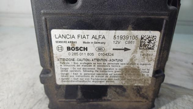 CENTRALINA AIRBAG LANCIA Ypsilon 4° Serie 0285011805/51939105 199B1000 (1123) - Foto 2
