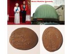Medaglia commemorativa per il busto di ELISABETTA II^, Museo Madame Tussauds Lon