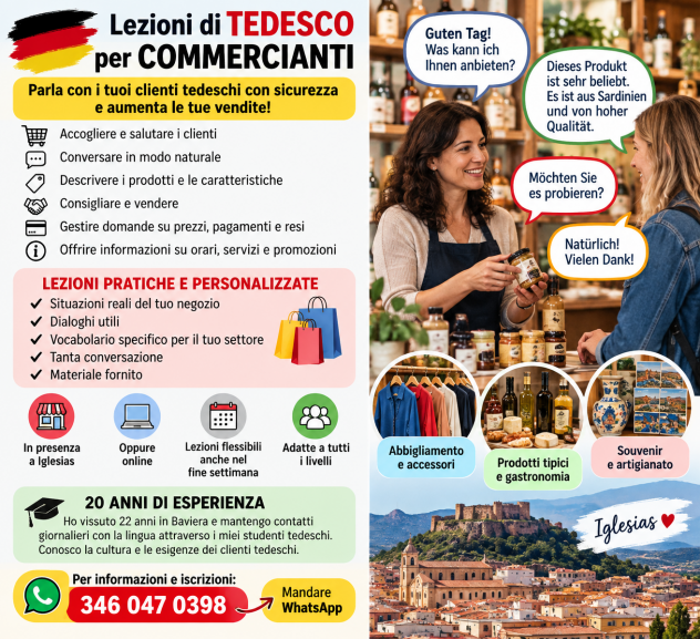 Lezioni e ripetizioni di tedesco in tutta Italia