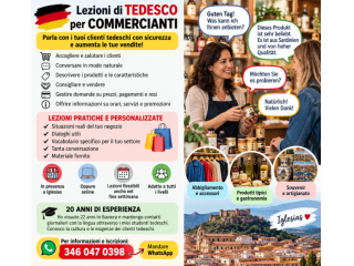 Lezioni e ripetizioni di tedesco in tutta Italia