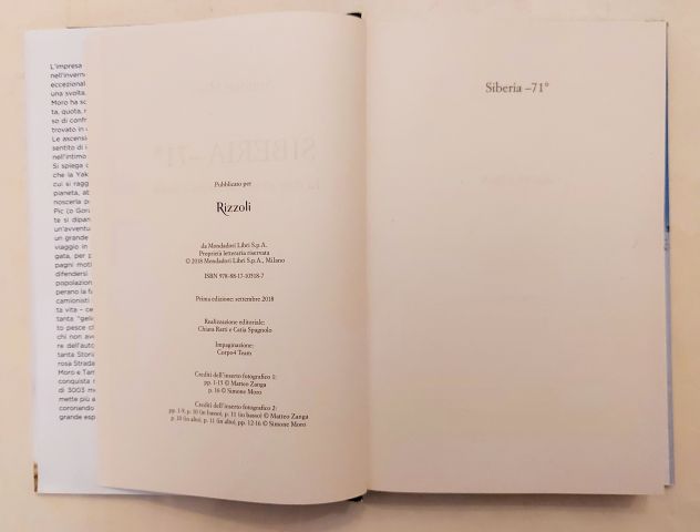 Siberia -71.Là dove gli uomini amano il freddo Simone Moro 1°Ed.Rizzoli, 2018 - Foto 7