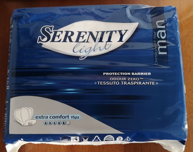 Assorbenti-Serenity Light Man Extra Comfort 15pz