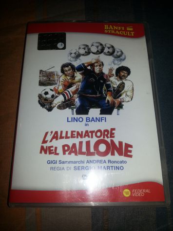 2 FILM-DVD COME NUOVI,RARI,ORIGINALI,COMPLETI,FUNZIONANTI:L'ALLENATORE NEL PALLO