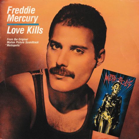 FREDDIE MERCURY (Queen) Love Kills - O.S.T Metropolis 7'' / 45 giri 1984 CBS