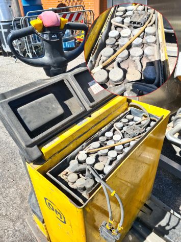 transpallet elettrico uomo a terra usato - Foto 3
