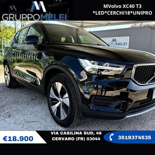 Volvo XC40 T3 *LED*CERCHI18*UNIPRO
