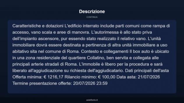Immobile in asta di 15 m² in vendita a Roma - Foto 5