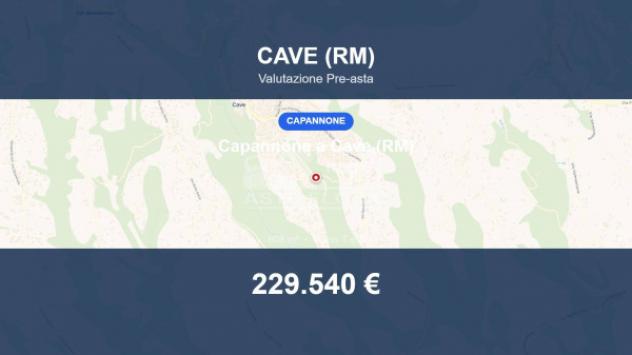 Immobile in asta di 808 m² in vendita a Cave