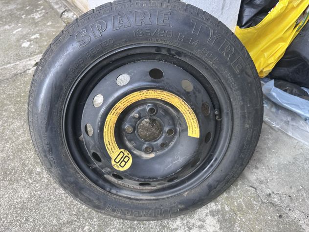 Ruota di scorta 135/80 B14 Pirelli