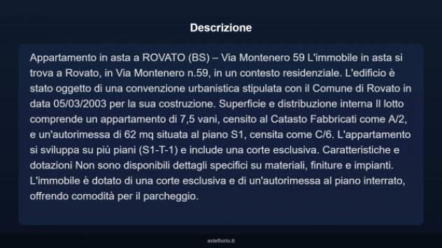 Immobile in asta di 62 m², box auto in vendita a Rovato - Foto 17