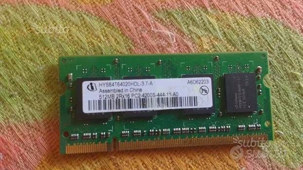 Ram SO-DIMM 512 Mb in tre banchi - Foto 4