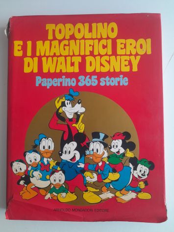 Topolino e i Magnifici Eroi di Walt Disney Paperino 365 storie libro + copertin - Foto 2