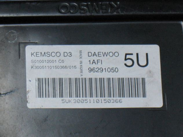96291050 ECU DAEWOO MATIZ 1.0 1AFI 96291050 S010012001 S010012001C0 - Foto 2