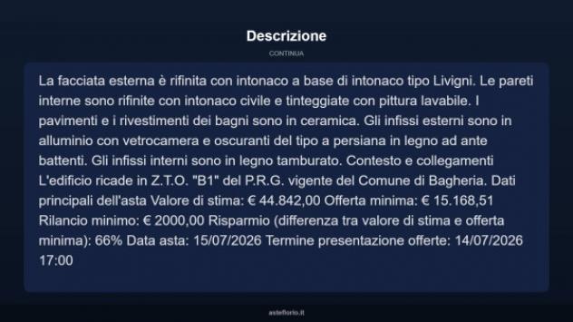 Immobile in asta di 64 m² in vendita a Bagheria - Foto 17