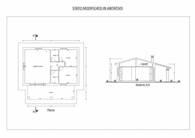 CASA INDIPENDENTE di 4 vani e di 102 mq (GROSSETO - Grillese) rif. CAM.73 - Foto 18