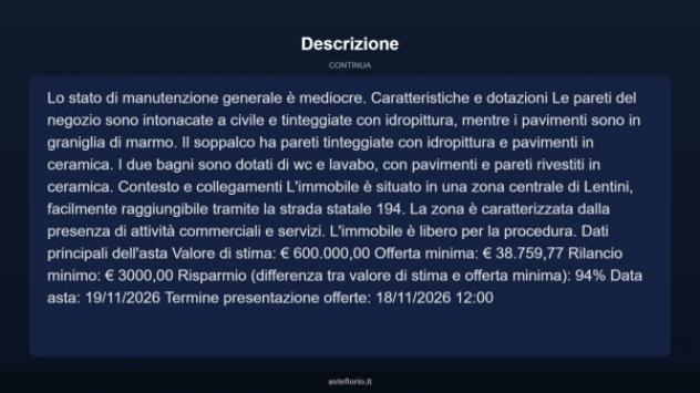 Immobile in asta di 167 m² in vendita a Lentini - Foto 8