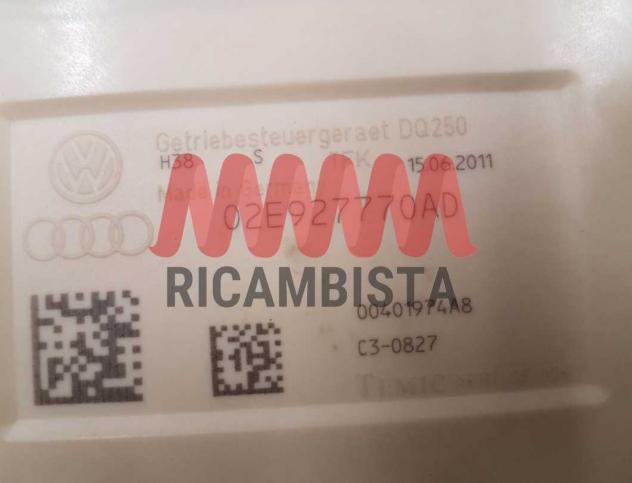 02E927770AD Audi A3 2.0 TDI centralina cambio meccatronica DSG - Foto 4