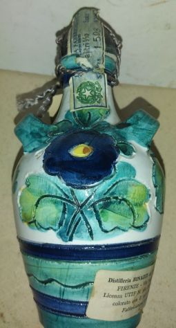 PICCOLA MAIOLICA FIORENTINA CHE CONTENEVA LIQUORE VUOTA - Foto 8
