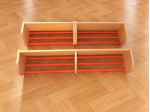 Scarpiera WESCO per bambini, 3 mensole in legno e metallo, singole o set