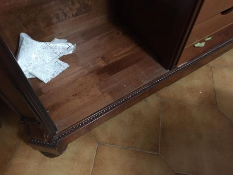 CRISTALLIERA LEGNO MASSELLO IN STILE - Foto 5