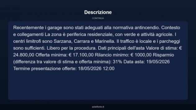 Immobile in asta di 31 m² in vendita a Sarzana - Foto 7