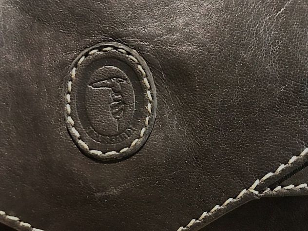 Borsa da donna in pelle marchiata Trussardi - Foto 2