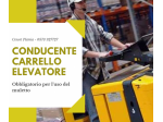 Corso di formazione e aggiornamento per Conducente di Carrelli elevatori