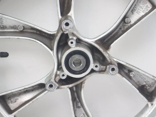 YAMAHA TRICITY MW 125 2CMF51681000 CERCHIO RUOTA ANTERIORE DESTRA 14X2.15 14 - 17 FRONT RIGHT WHEEL - Foto 4