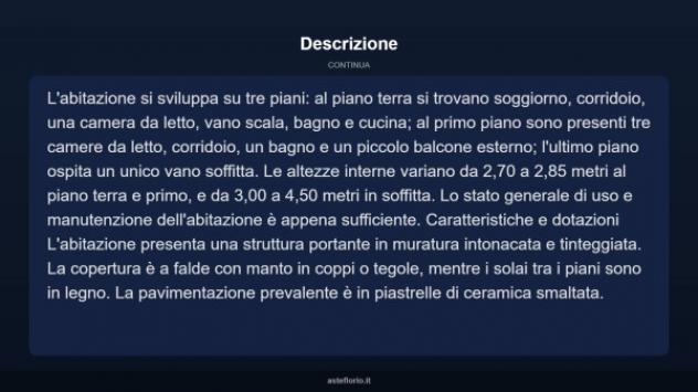 Immobile in asta di 150 m² con più di 5 locali e box auto in vendita a Melara - Foto 17