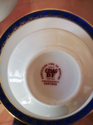 Servizio da the nuovo in porcellana di Boemia - Foto 5