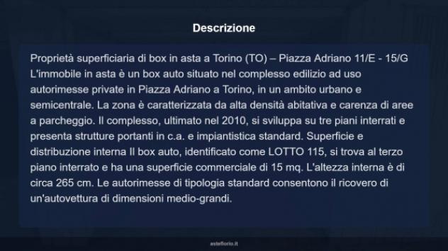 Immobile in asta di 15 m² in vendita a Torino - Foto 4