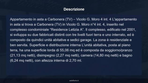 Immobile in asta di 55 m², box auto in vendita a Carbonera - Foto 12