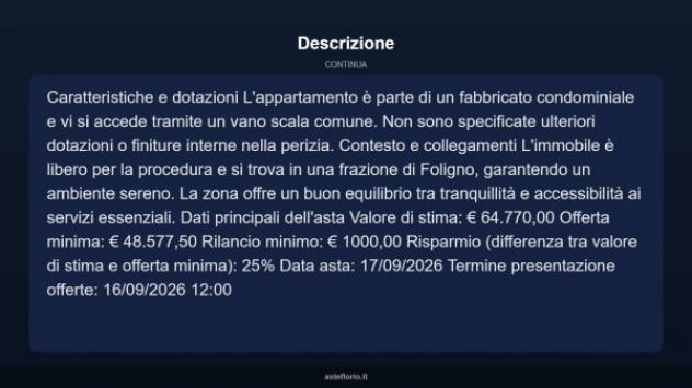 Immobile in asta di 95 m² con più di 5 locali in vendita a Foligno - Foto 10