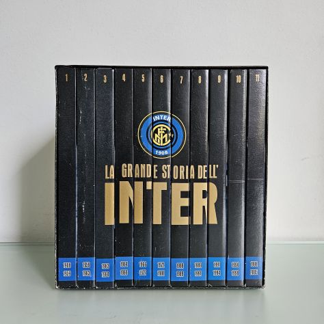 La Grande Storia dell'Inter 11 DVD - Gazzetta dello Sport - 2005 - TRACCIATA!!