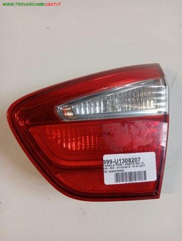 FANALE POST. PARTE INT. D. 999-U1308207 Parti elettriche  Fanaleria  Fanali  Fanale post. dx. KIA - RIO - 01-03-2015 - 01-01-2017
