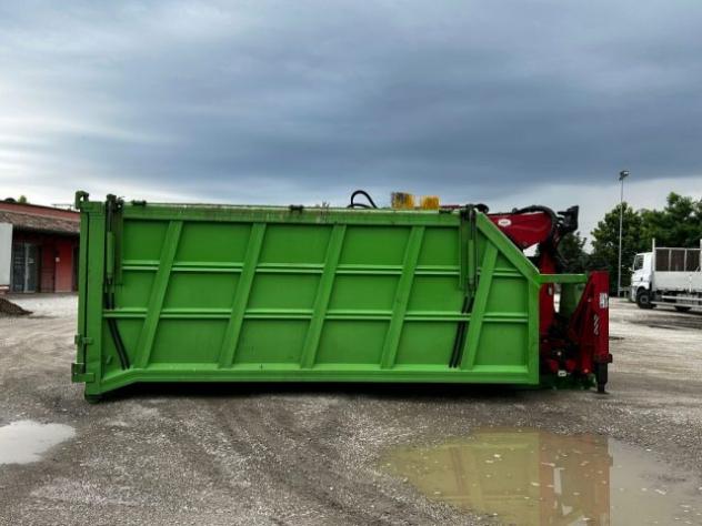CONTAINER SCARRABILE USATO CON COPERCHIO E GRU rif. 23804242 - Foto 7
