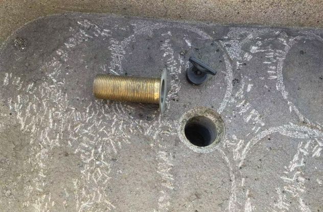 Lavello Lavandino Fontana Fioriera Pietra Lavica basalto - Foto 3