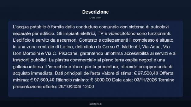 Immobile in asta di 66 m² in vendita a Latina - Foto 12