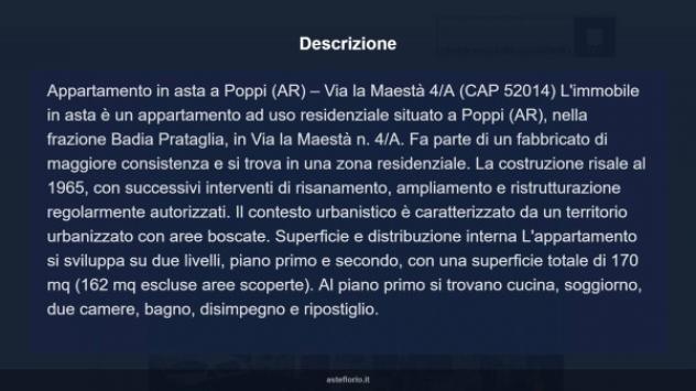 Immobile in asta di 170 m² con più di 5 locali in vendita a Poppi - Foto 9