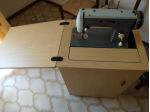 GULLMANN, macchina da cucire, perfetta ed inutilizzata completa mobile in legno