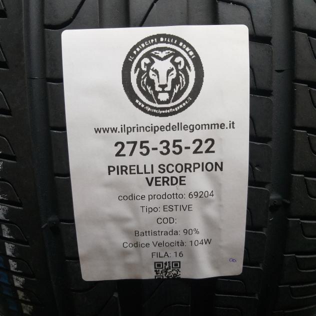 4 GOMME 275 35 22 PIRELLI A69204 - Foto 2